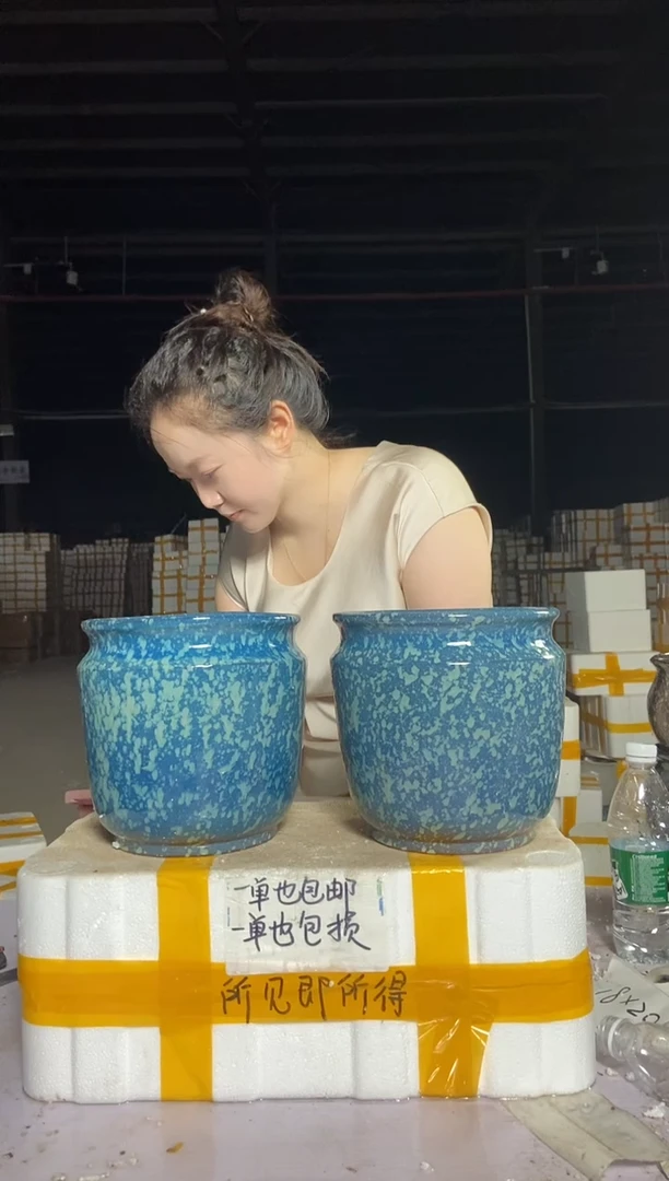 宜兴紫砂粗陶花盆20/21