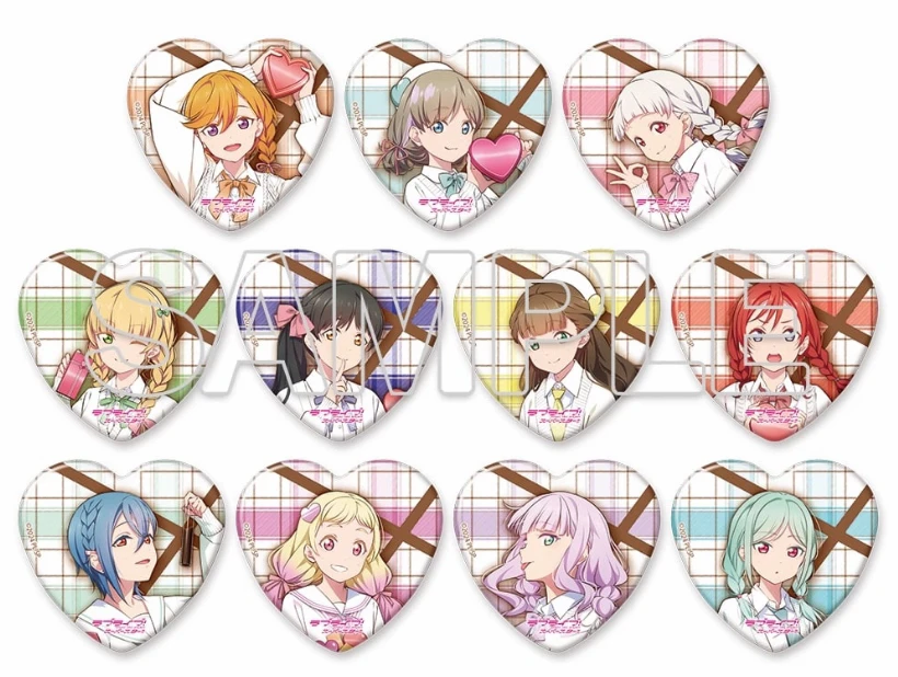 【日谷正品】Love Live星团liella 情人节限定徽章盲盒