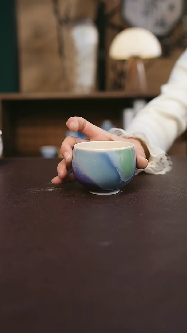 【闪购商品】景德镇陶瓷杯碗柴烧多人