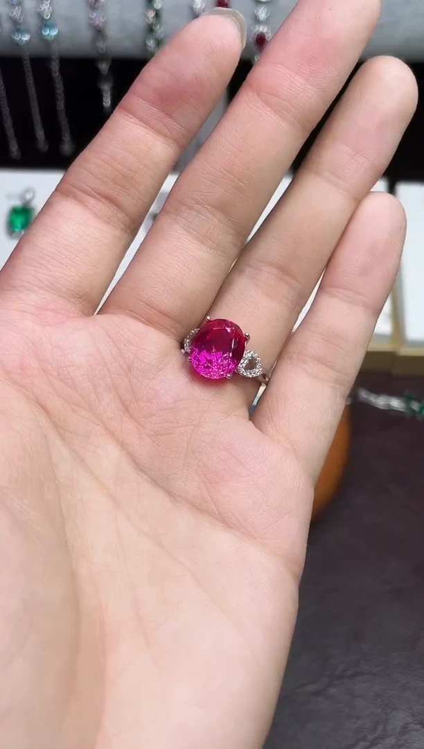 合金合成钻石热粉戒指