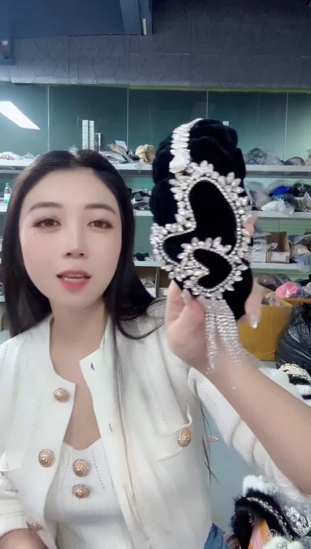 人造彩棉清货发箍12