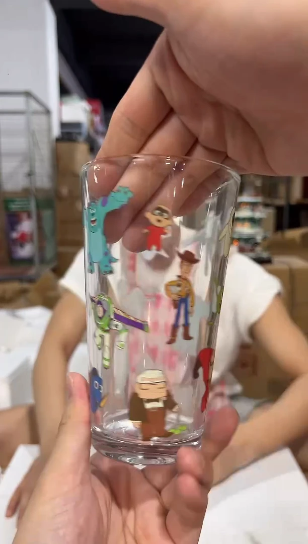 瓷片皮克斯合集玻璃杯