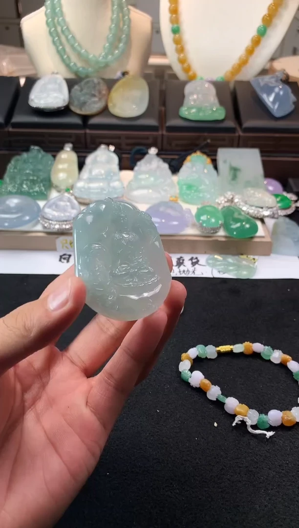 未镶嵌定制翡翠翎  S毛货不退不换