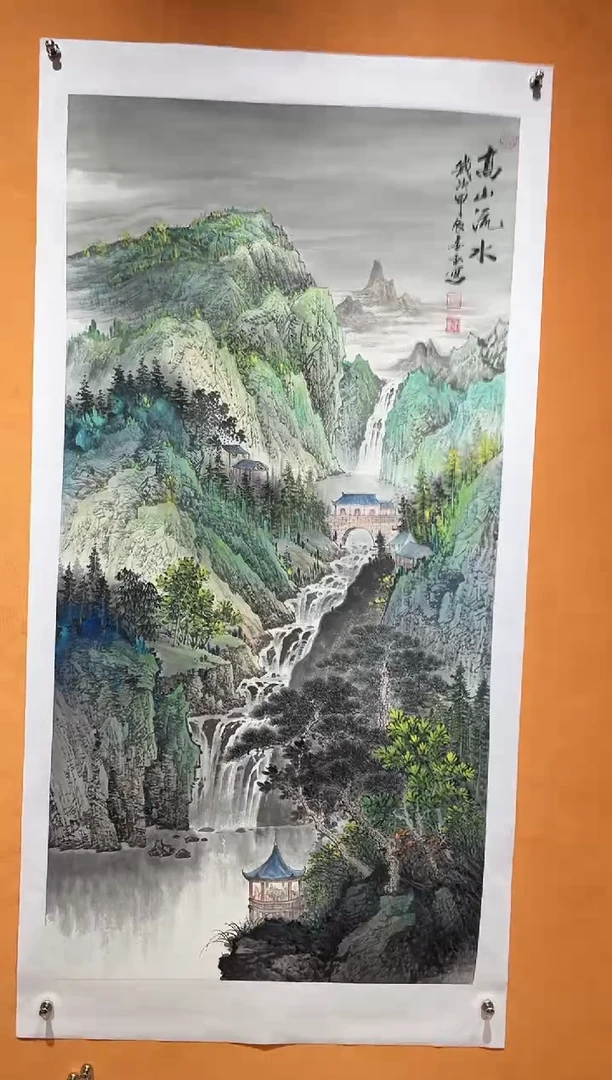 国画刘金玉老师亲笔手绘