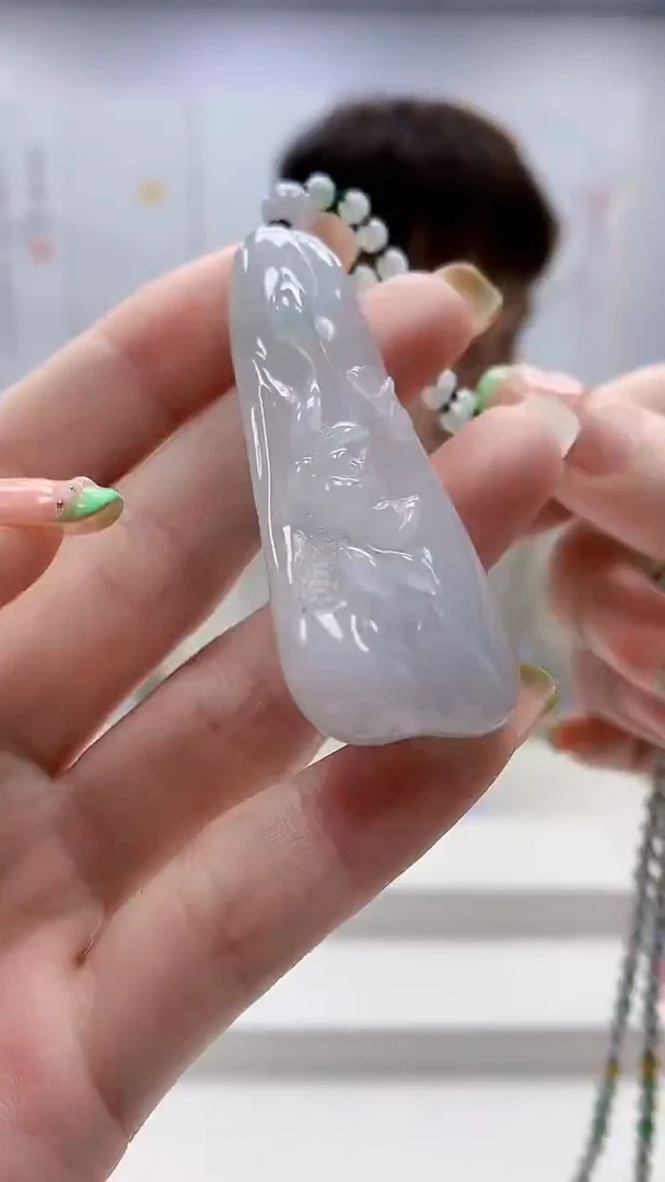 未镶嵌定制翡翠4868ry-毛货挂件185