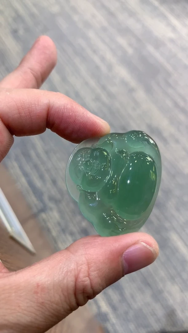 颈饰未镶嵌翡翠天然A货翡翠