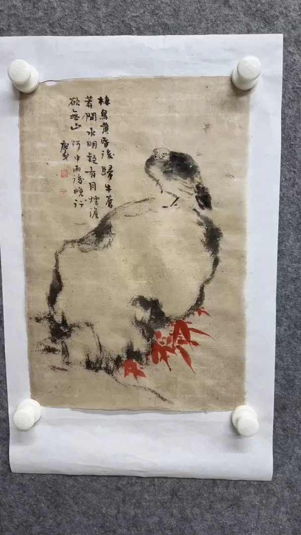 国画写意画花鸟画手绘