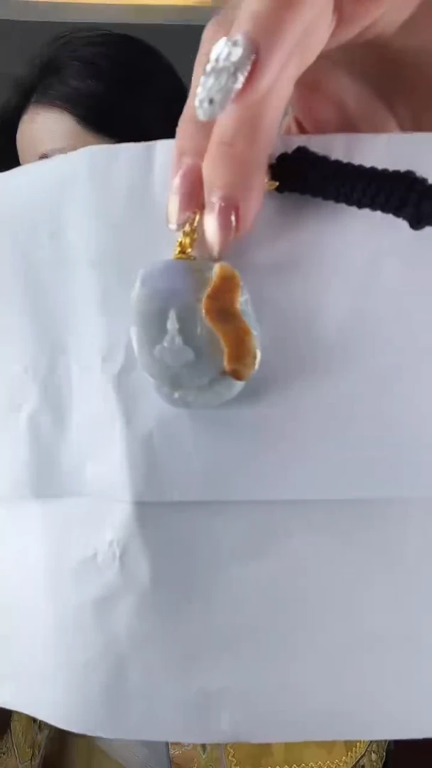 【闪购商品】翡翠颈饰未镶嵌无相观音