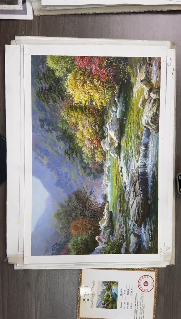 油画【28号】约50*70cm丨朝鲜原创纯手绘孤品油画丨顺丰包邮