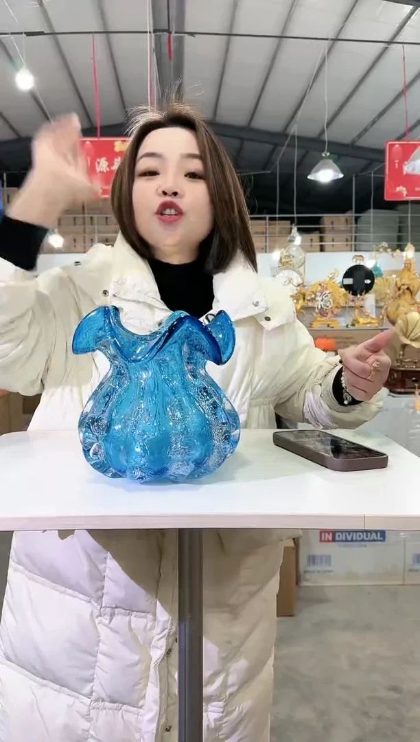 【闪购商品】玻璃于清花器I-早69