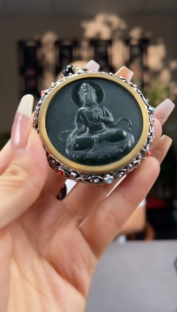 和田玉未镶嵌颈饰S436