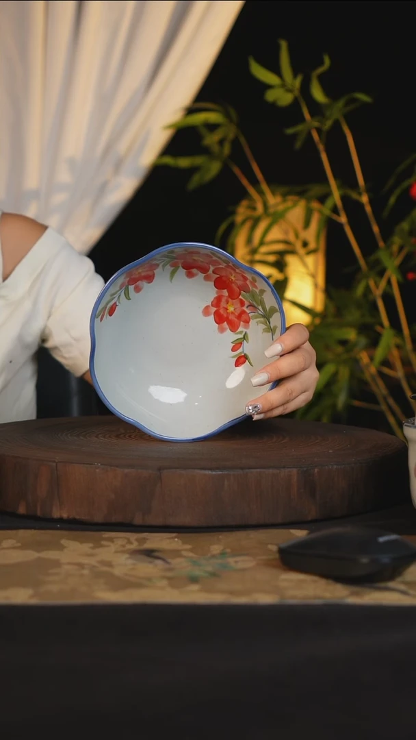 其他景德镇手工手绘高温陶瓷可进蒸箱烤箱洗碗机