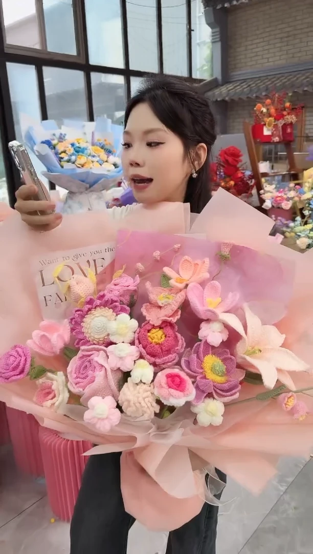 非遗手工定制花束，孤品清仓！！