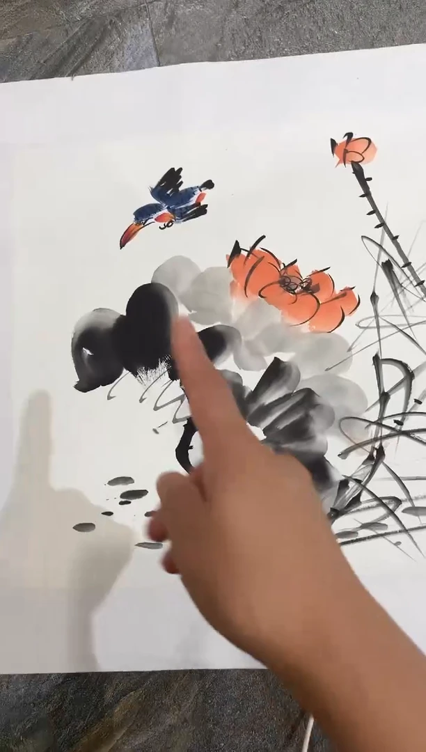国画54紫仪直播间国画福利