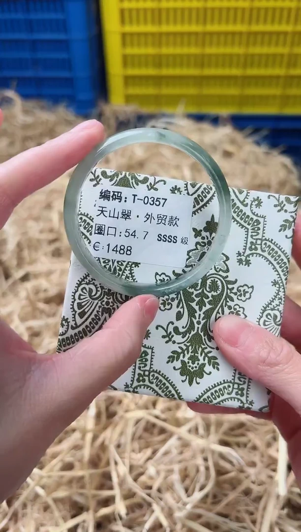 未镶嵌手镯石英质玉T-0357