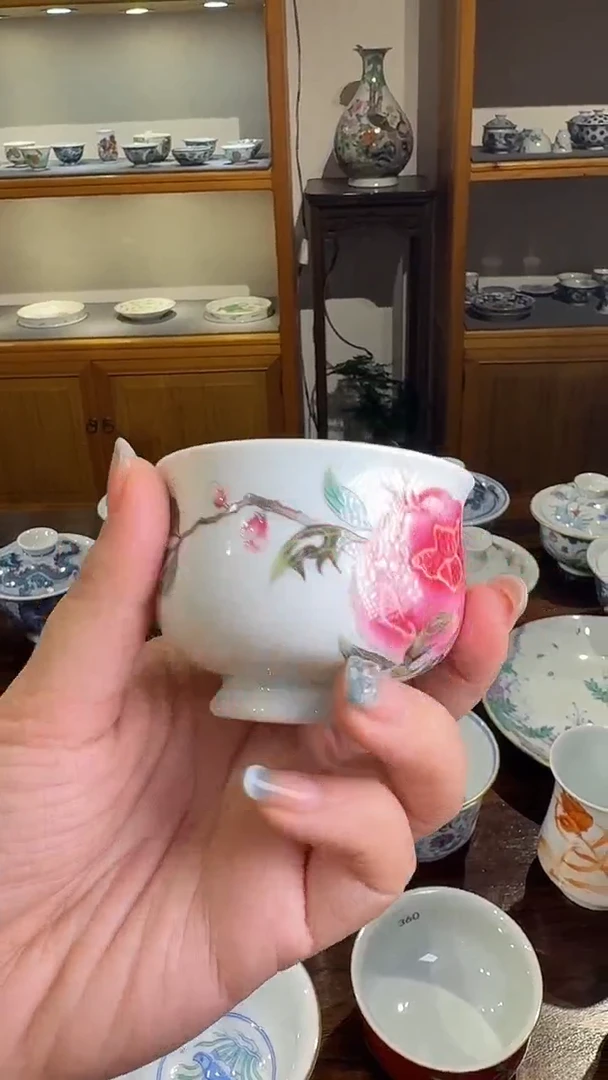 景德镇手工手绘陶瓷杯