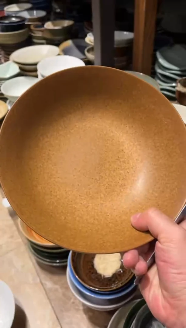 【闪购商品】瓷片102 志野的锅盘1个