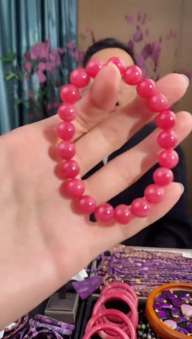 【闪购商品】蔷薇辉石手串未镶嵌135