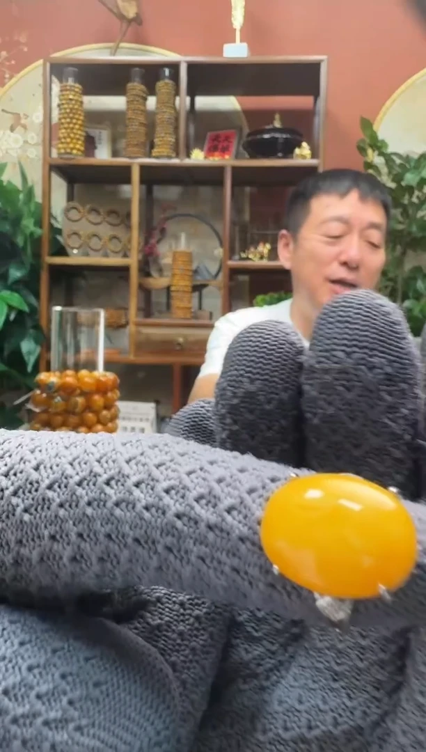 蜜蜡颈饰银S925镶嵌天*6663天然蜜蜡珠宝奇石全都保真