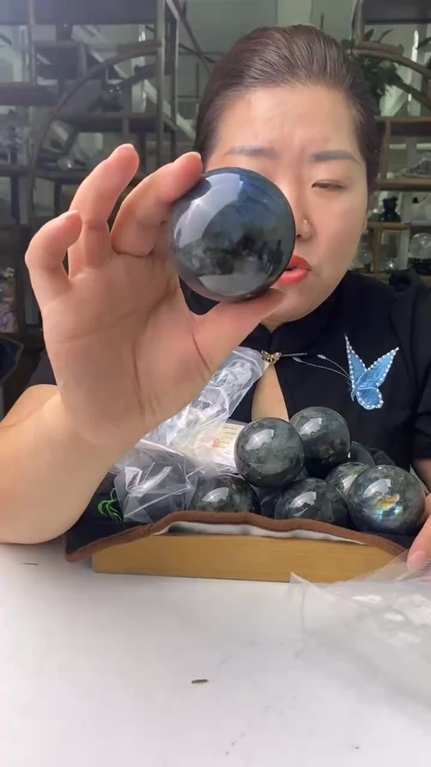 球未镶嵌拉长石拉长石球D272多样性发其一250+