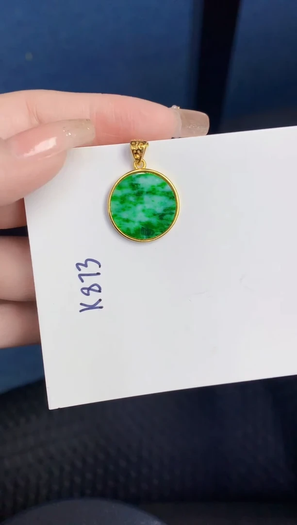 颈饰未镶嵌翡翠缅甸天然翡翠A货