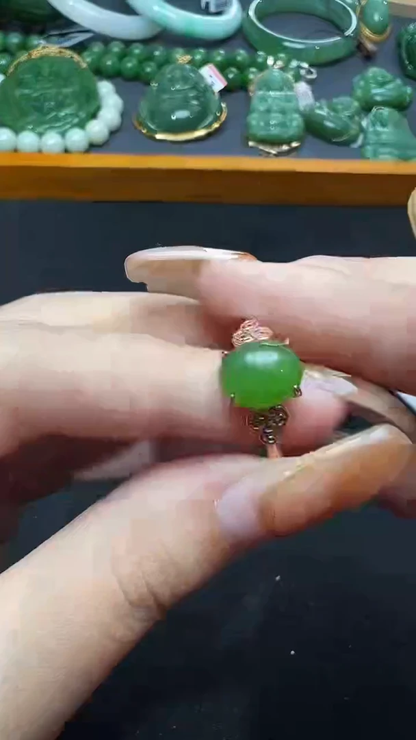 【闪购商品】和田玉戒指未镶嵌27