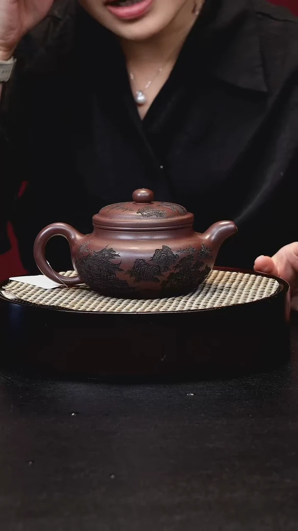茶壶紫砂宜兴茶壶h60508