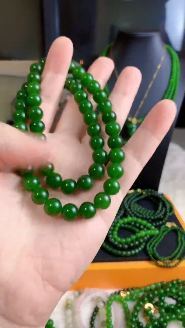 和田玉（碧玉）未镶嵌项链10