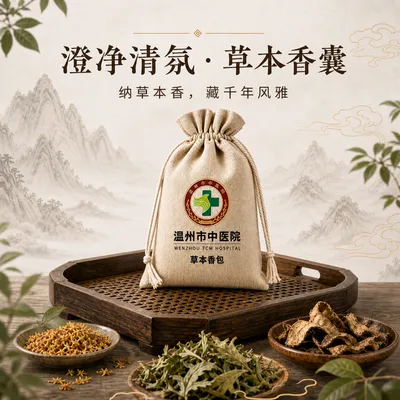 【温州市中医院】官方香包天然草本手工香囊香薰澄净清氛清曜醒神