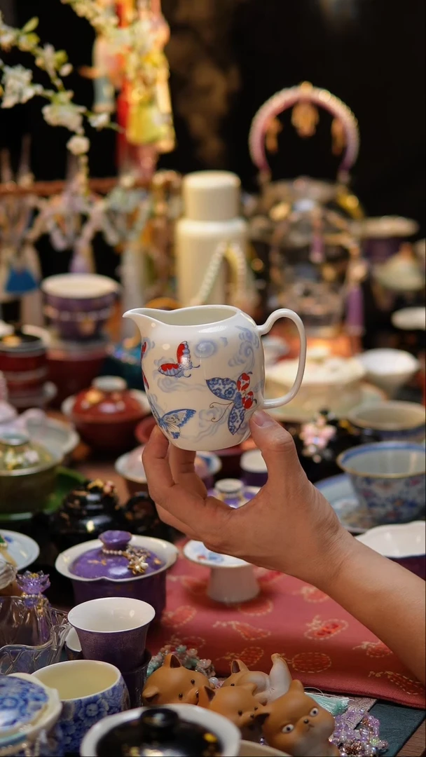 【闪购商品】摆件蝴蝶公道杯蝴蝶公道杯