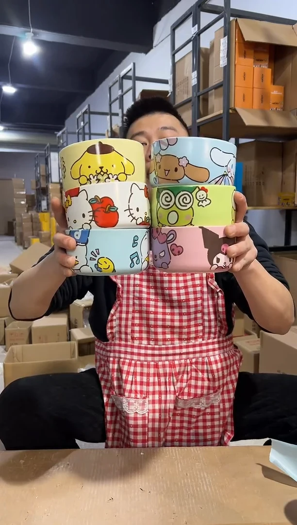 【闪购商品】杯三利鸥饭碗6件套