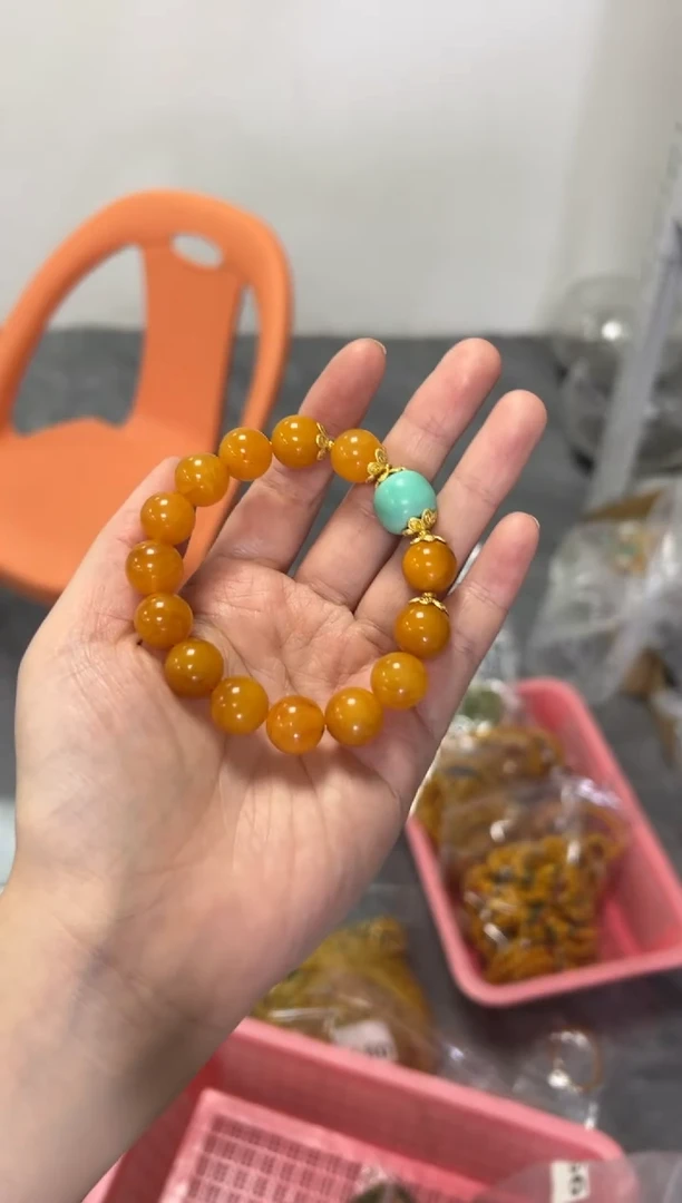 未镶嵌蜜蜡手链蜜蜡手串[多样发其一]