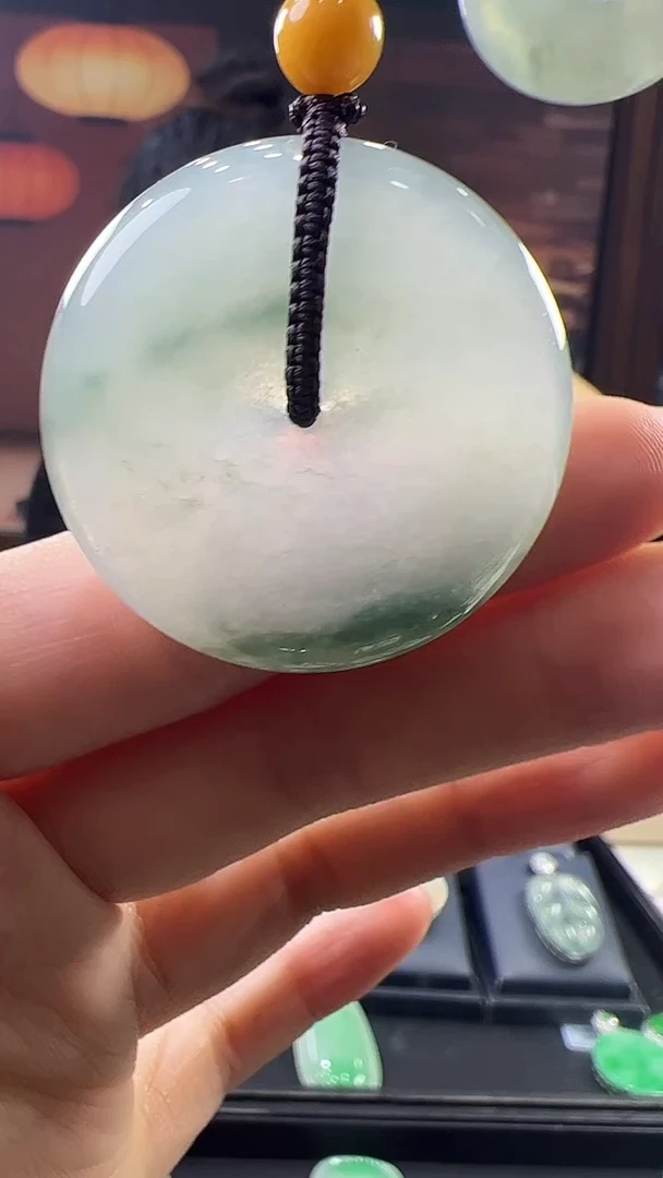 未镶嵌挂件翡翠平安扣