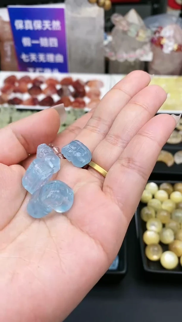 【闪购商品】海蓝宝石裸石未镶嵌41a多样性发其一/1.22/1个