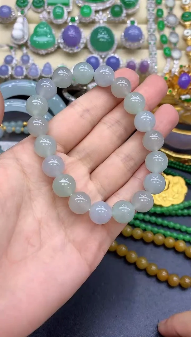 未镶嵌手串翡翠204-中国好珍宝