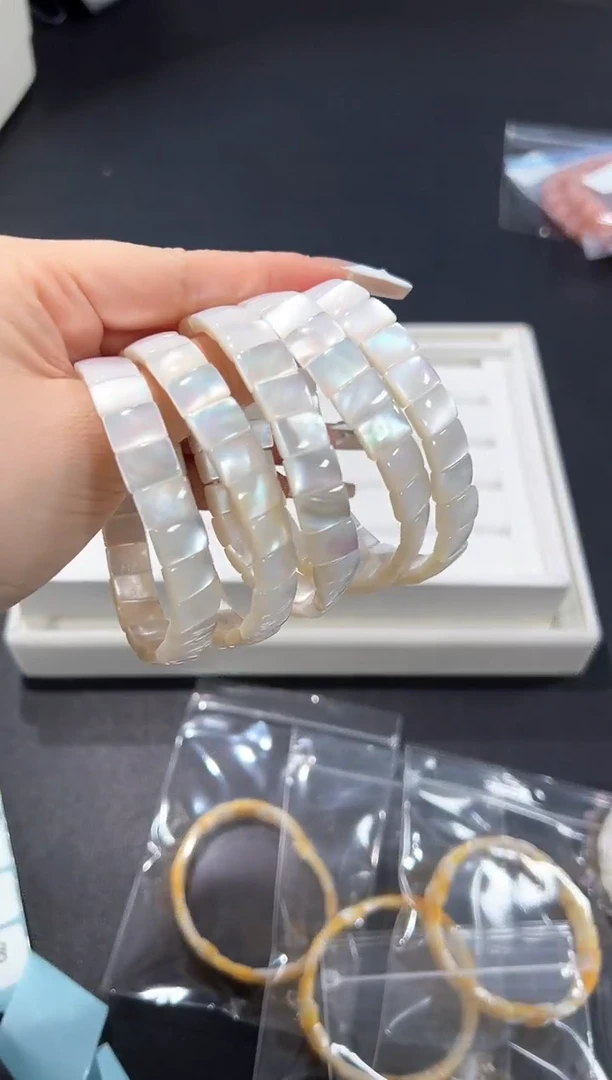 未镶嵌贝壳（贝母）手牌23g多样性发其一【1条】默认微瑕