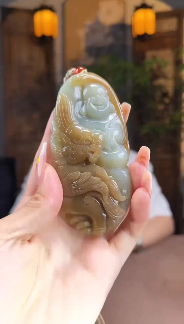 和田玉未镶嵌颈饰S110