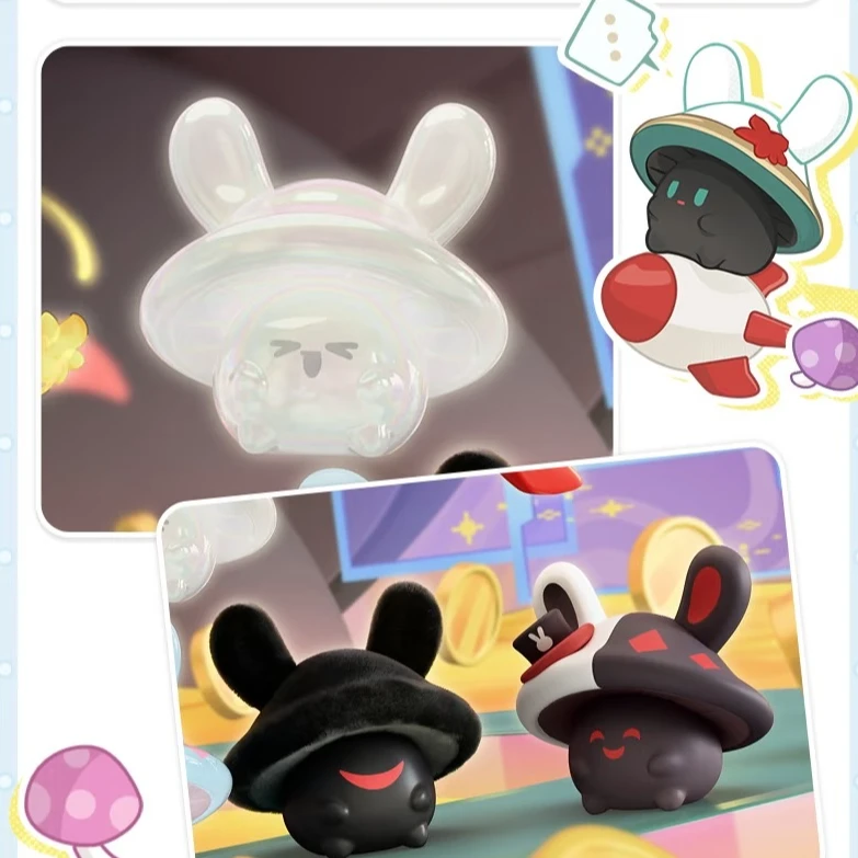 【拆盒】崩坏星穹铁道兔兔菇与菇菇兔系列迷你盲袋