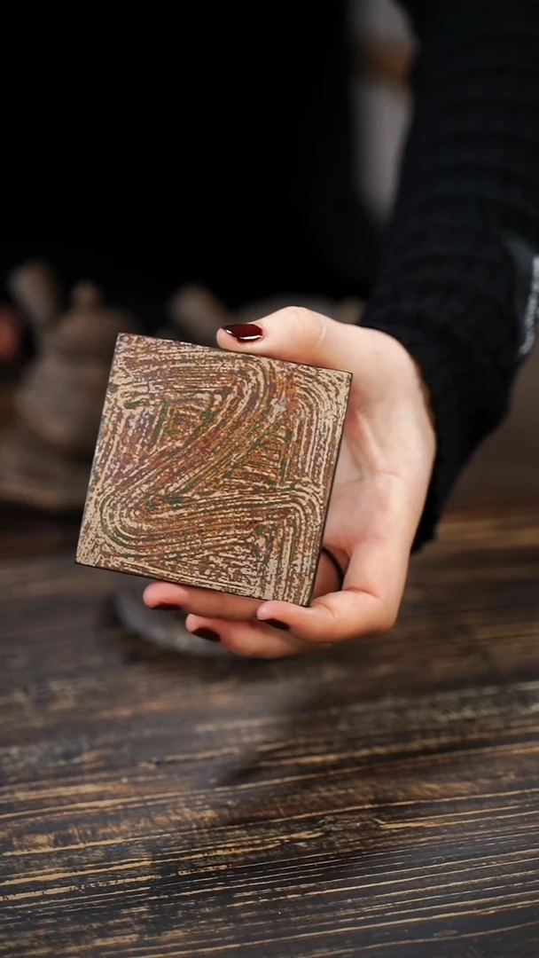 全手工制作  大漆杯垫