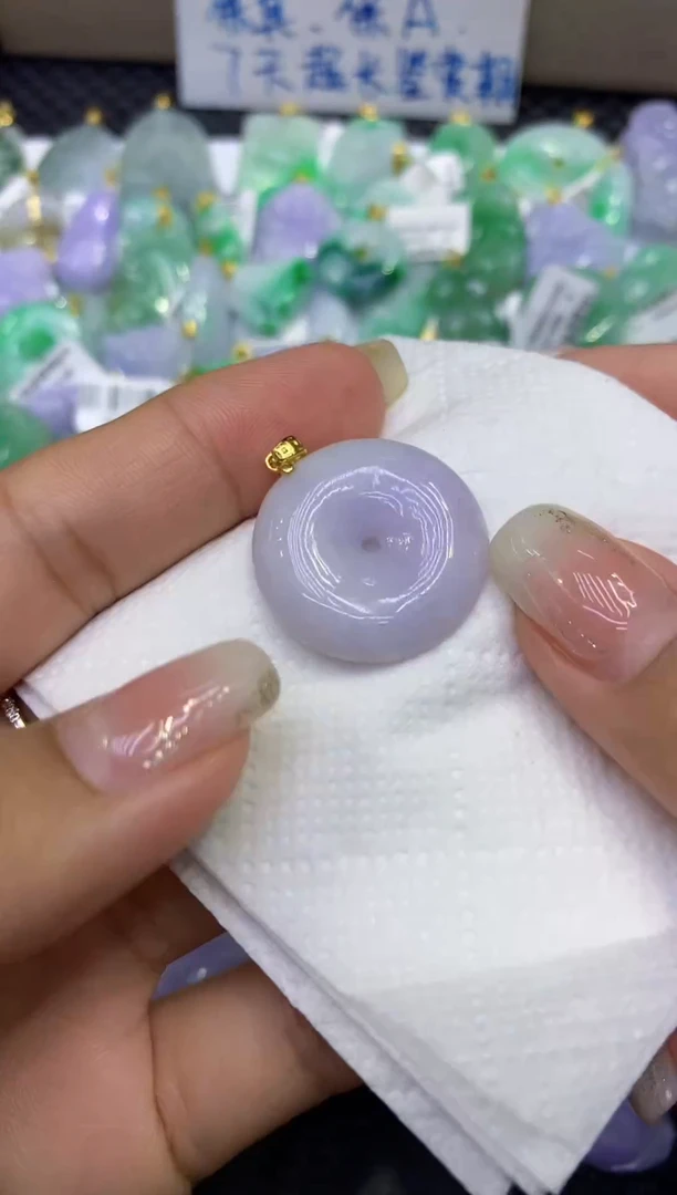 颈饰未镶嵌翡翠天然缅甸A货翡翠