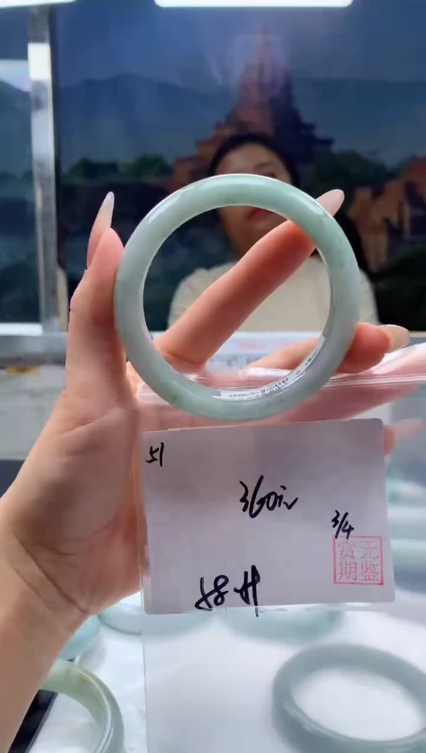 【闪购商品】定制翡翠未镶嵌毛货手镯需精细抛光/手镯51