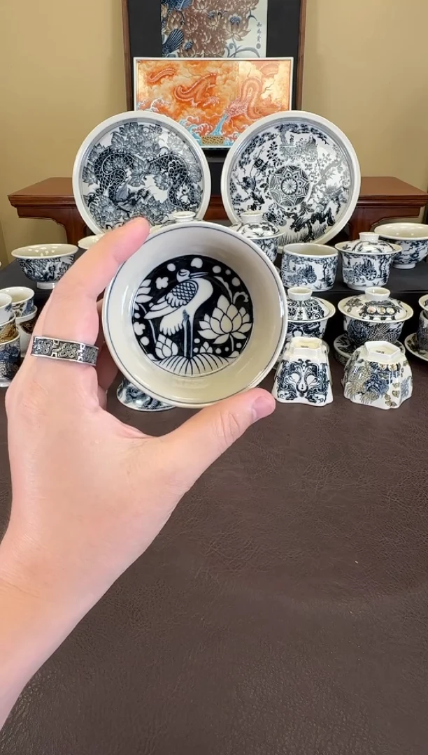 二号釉一路连科金鳞盏