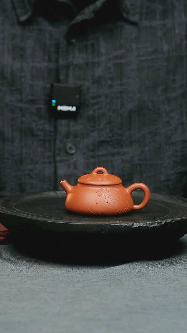 【闪购商品】紫砂茶壶五堂 纳瓢-刻