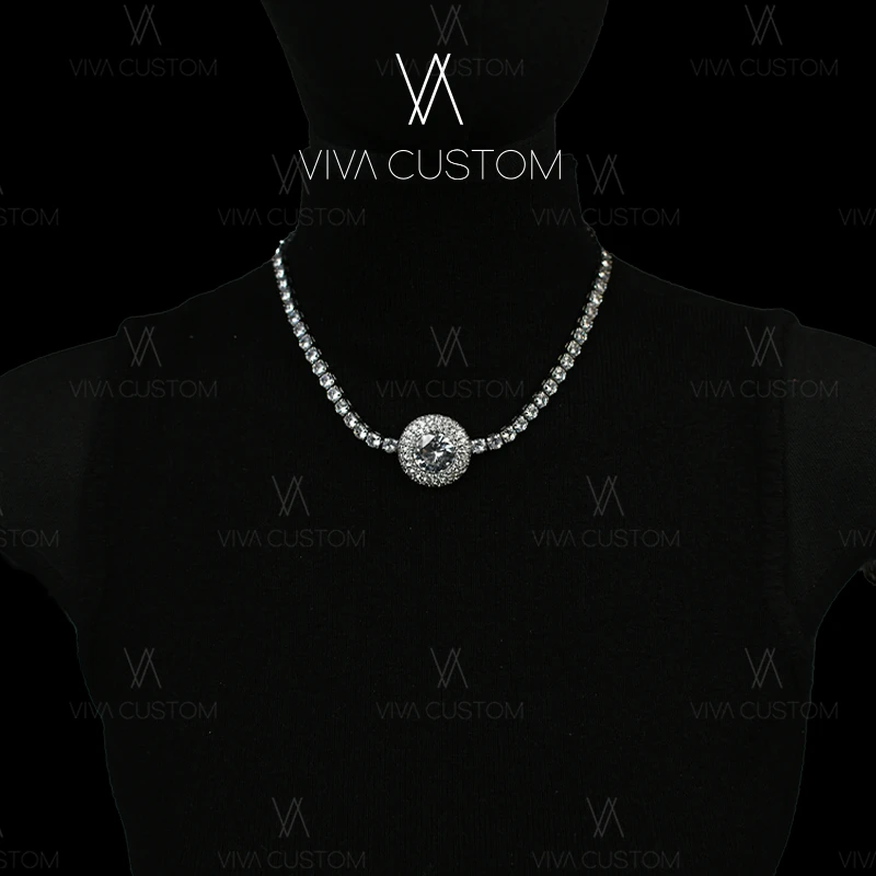 铜合金合成锆石项链 小众设计系列 简约百搭灵韵星珠项链