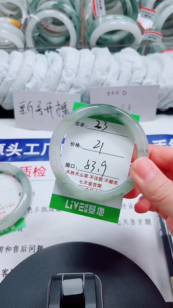 未镶嵌手镯石英质玉23-53/54