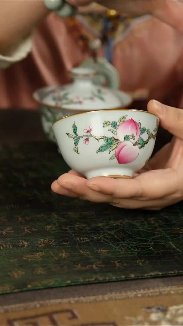 善窑厂汝窑五桃主人杯