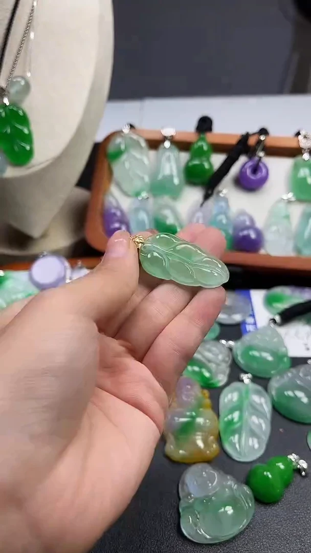 颈饰未镶嵌翡翠  所见即所得 一图一物