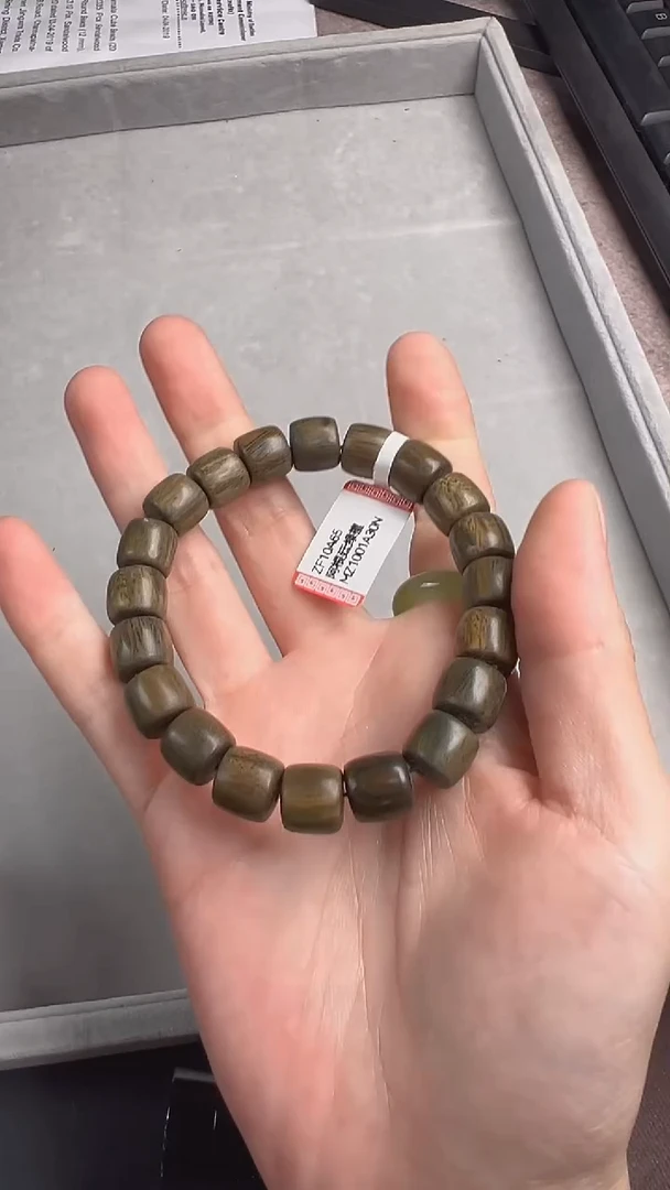维腊木（绿檀）手串/手链ZF10A65