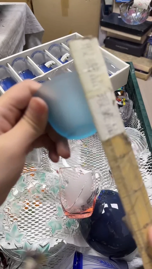 手工艺品玻璃马***狗783