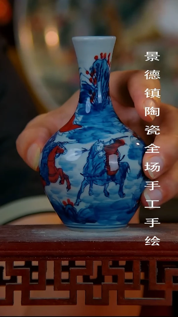 摆件手景德镇陶瓷 全场手工绘